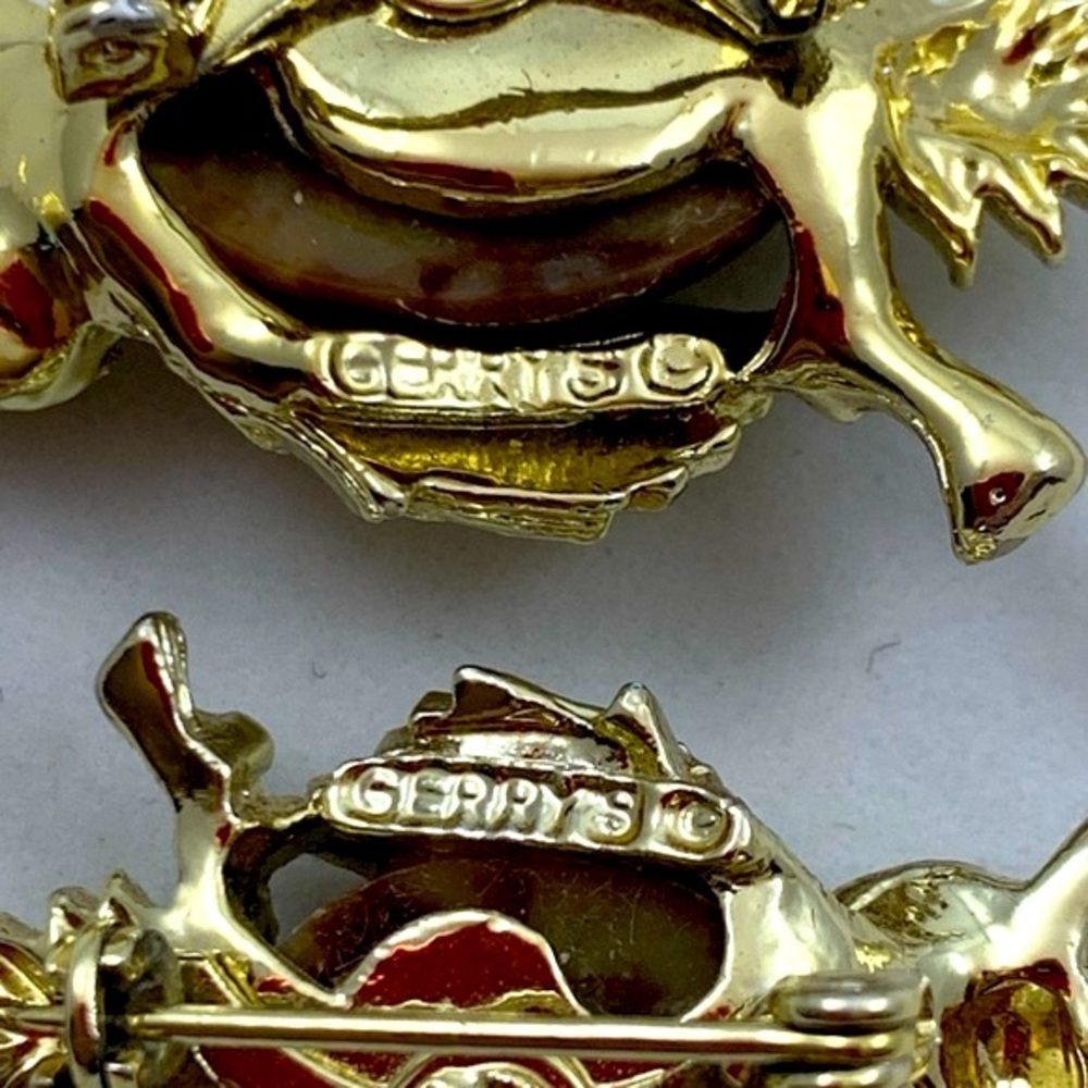 VINTAGE SET OF GERRY’S OWL BROOCHES - Picture 5 of 7